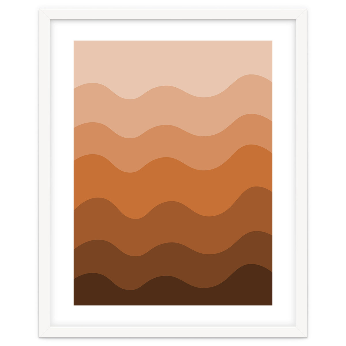 Brown gradient design
