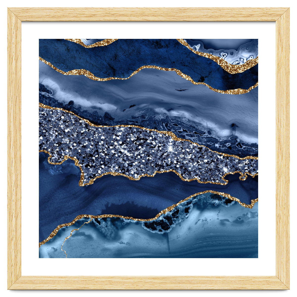Agate Glitter Ocean Texture 07