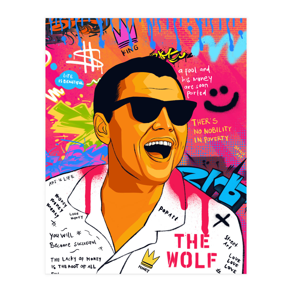 Wolf of Wall St  (Print Only)