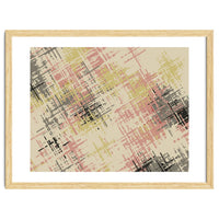 Geometric Cross Patterns Muted