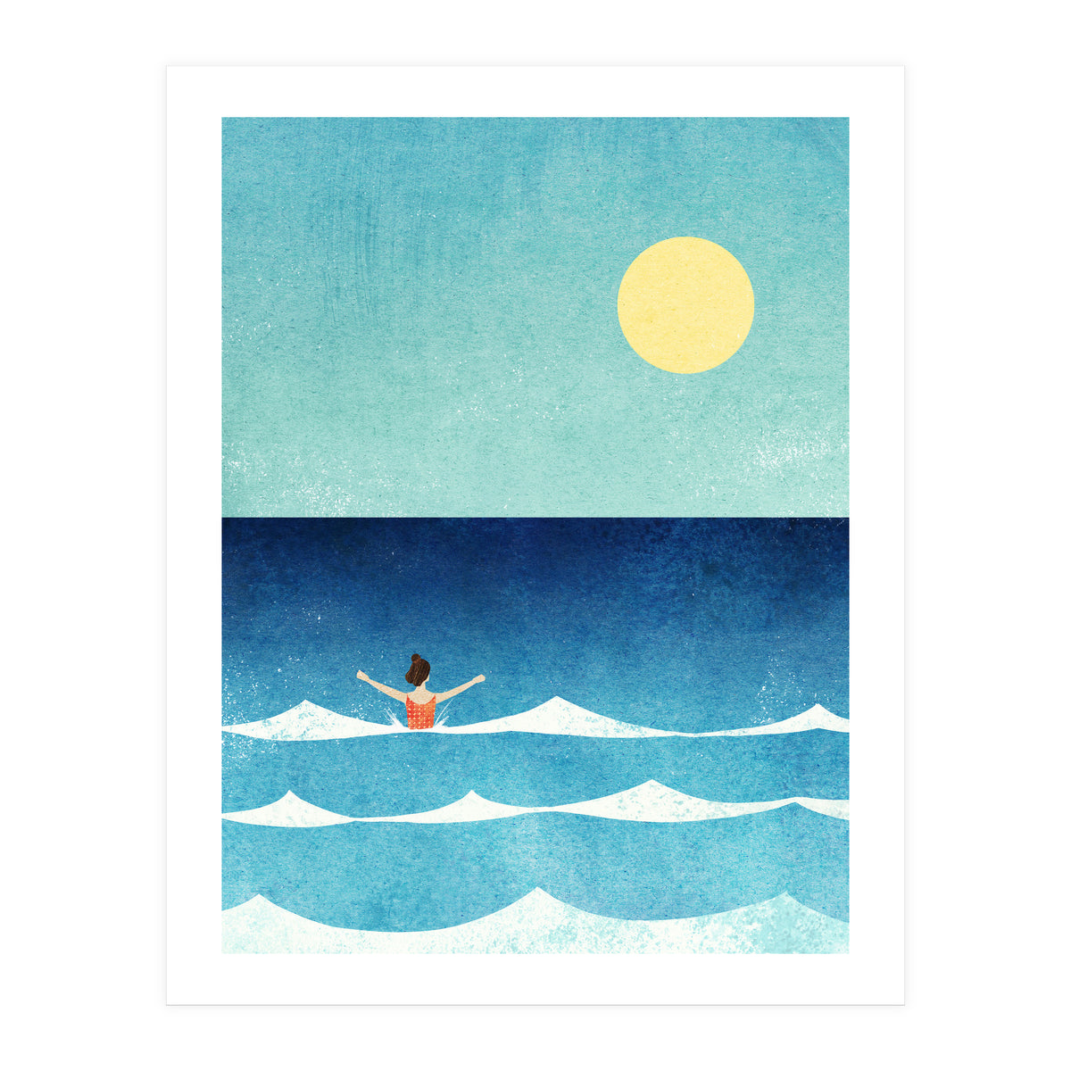 Sea Swim (Print Only)