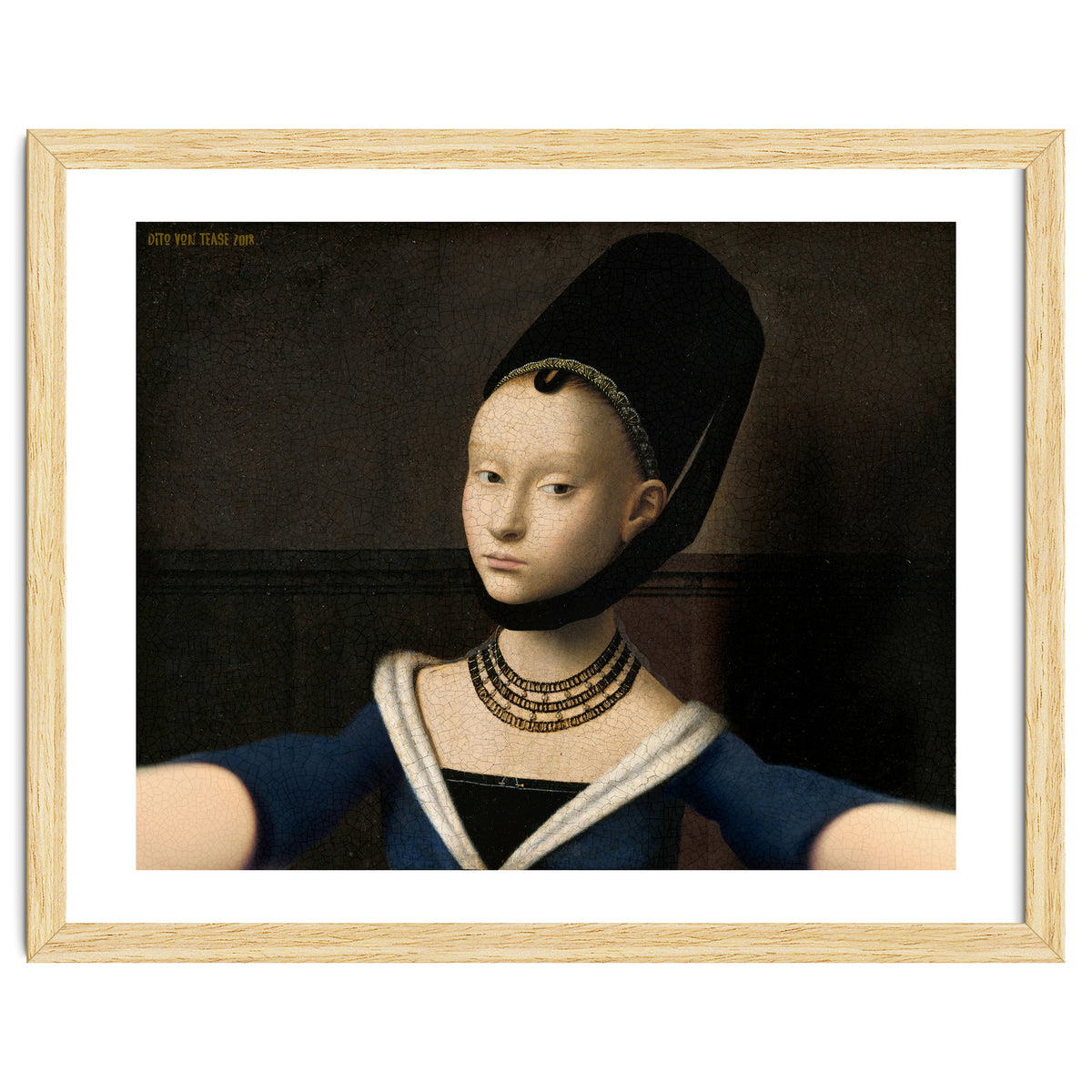 Petrus Christus  - Young Woman - Selfie
