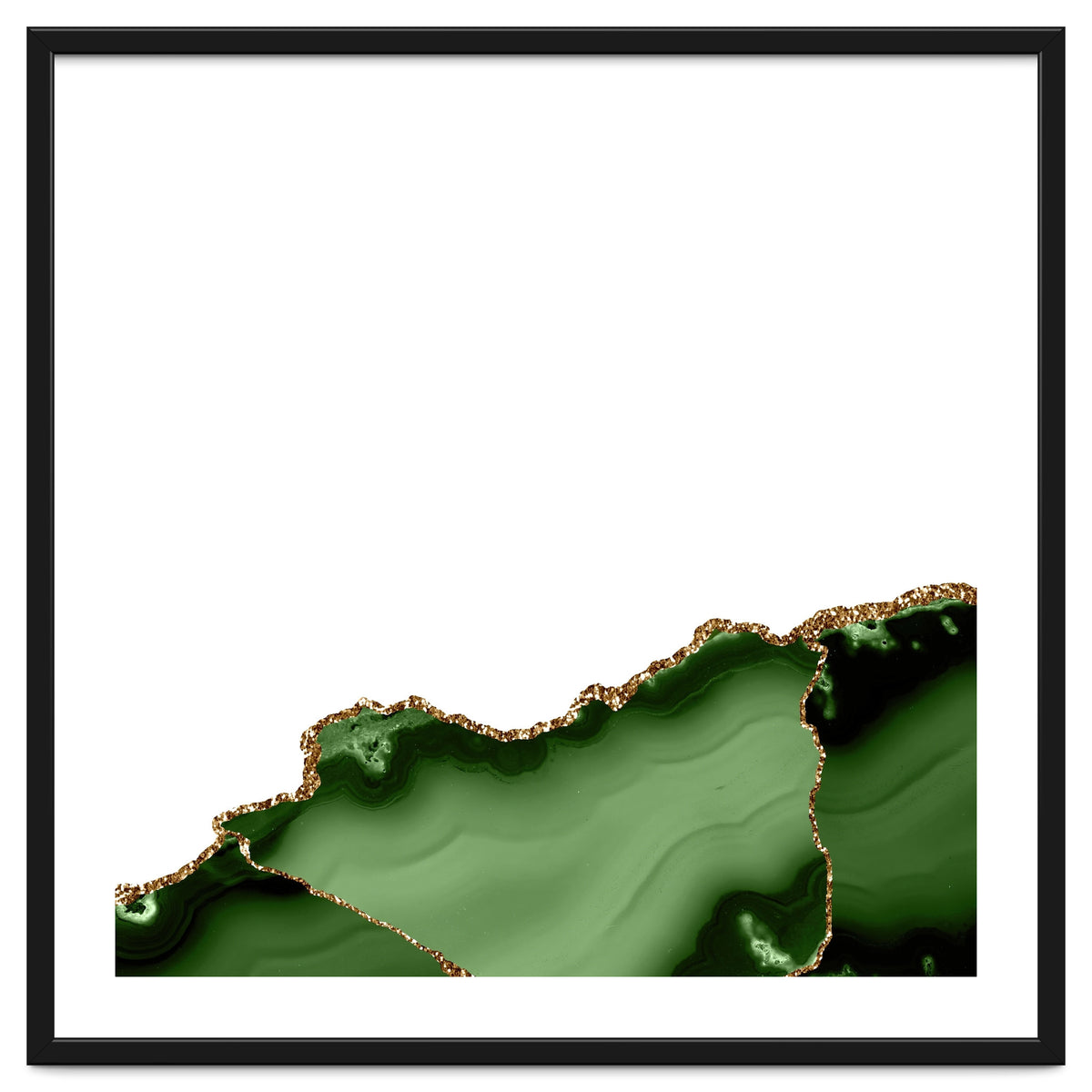 Green & Gold Agate Texture 27