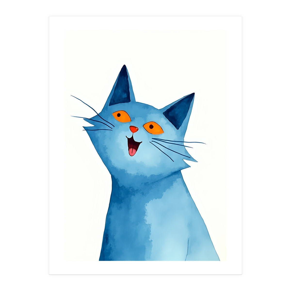 Eyes Orange (Print Only)