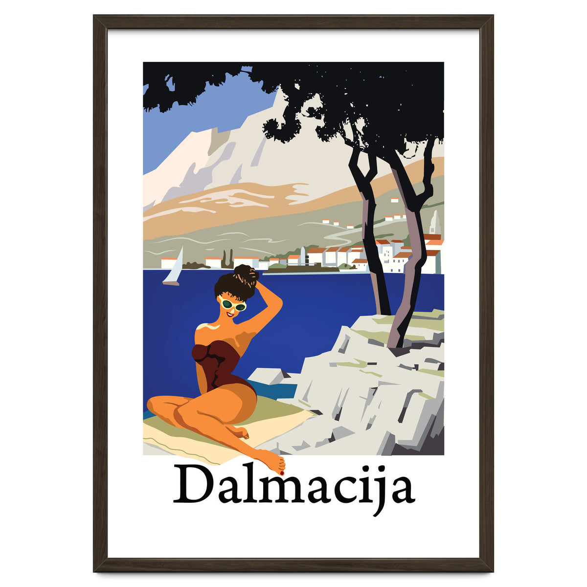 Dalamtia, Sunbathing Woman