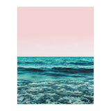 Ocean Love | Sea Beach Sand Waves Photography | Blush Nature Scenic Travel Island Digital (Print Only) thumbnail