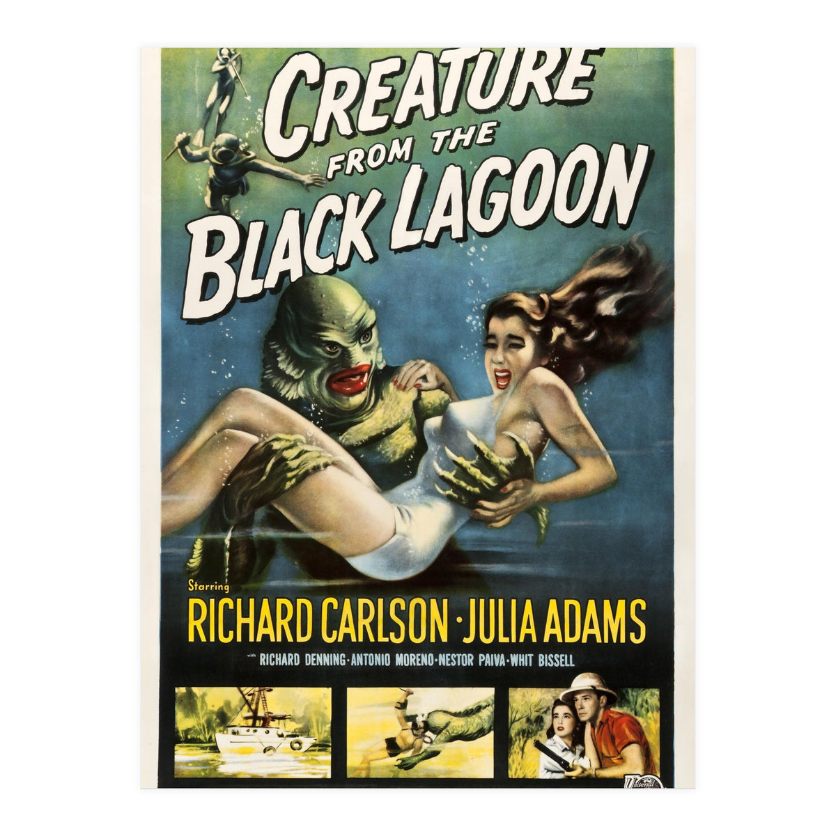 CREATURE FROM THE BLACK LAGOON (1954), directed by JACK ARNOLD. (Print Only)