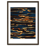 Sunset Reflection, Positivity Hope Growth Optimism Mindset, Nature Marble Dark Ocean thumbnail