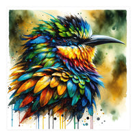 Vibrant Tropical Bird Portrait (Print Only)