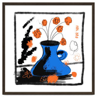 blue vase