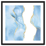 Blue & Gold Glitter Agate Texture 07 thumbnail