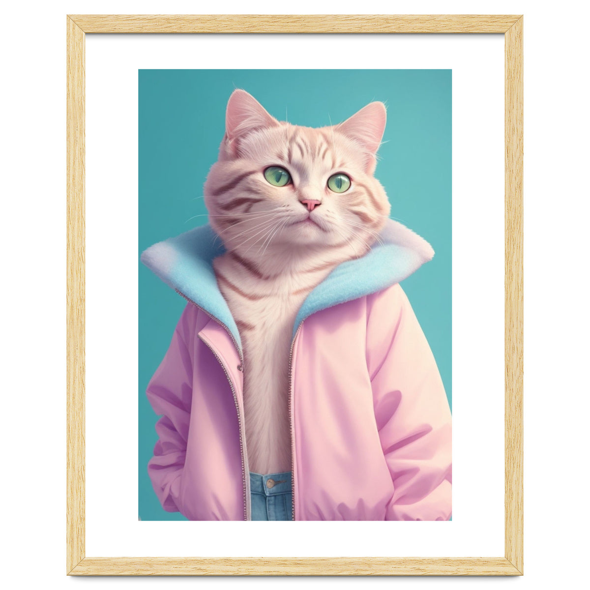 Cat Wearing Jacket