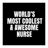 World's most coolest and awesome nurse (Print Only) thumbnail