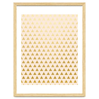 Blush + Gold Triangles #society6 #decor #buyart