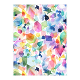 Colorful Watercolor Crystals and Gems (Print Only) thumbnail