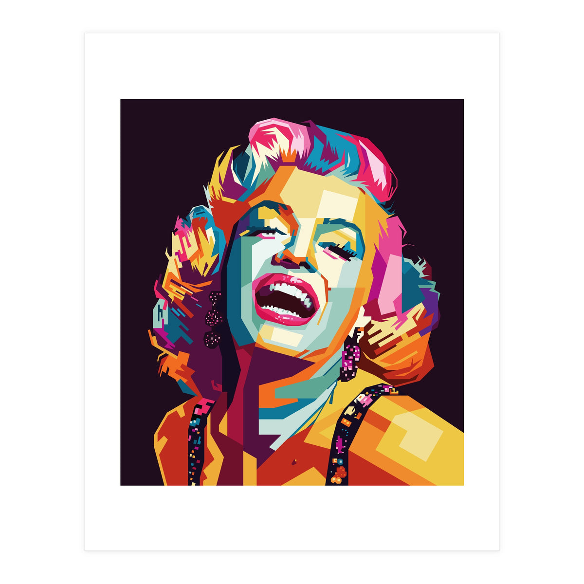 Marilyn Monroe Style WPAP (Print Only)