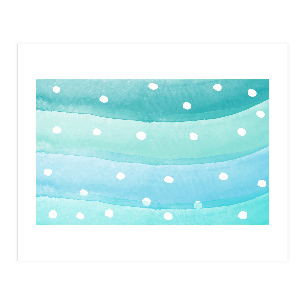 Watercolor Polka (Print Only)