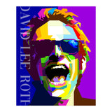 David Lee Roth Rock Singer Art WPAP (Print Only) thumbnail
