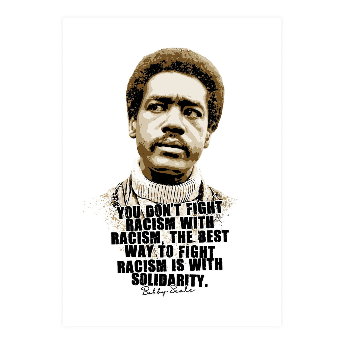 Bunchy Carter American Activist Legend with Quotes (Print Only)