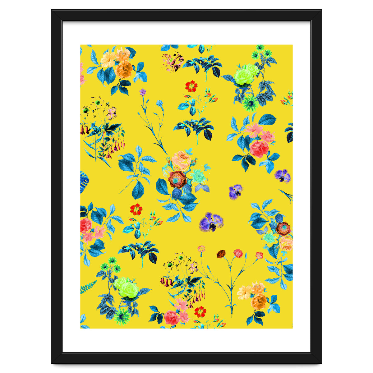 Floral Shower || #society6 #decor #buyart