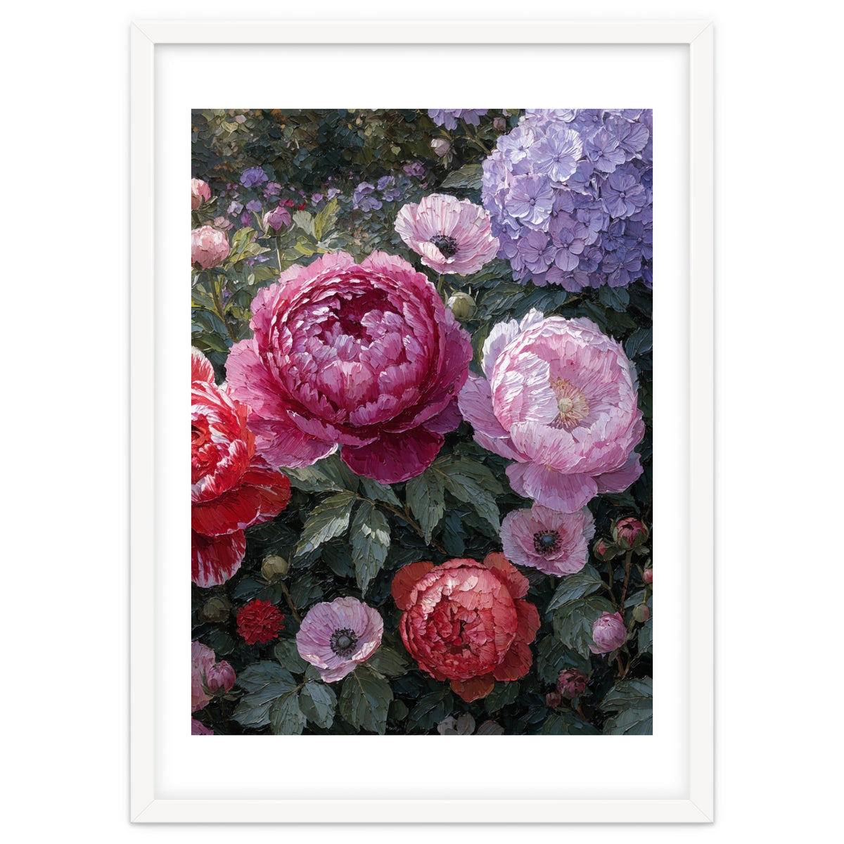 Overflowing Abundance: A Textural Impasto Oil Painting