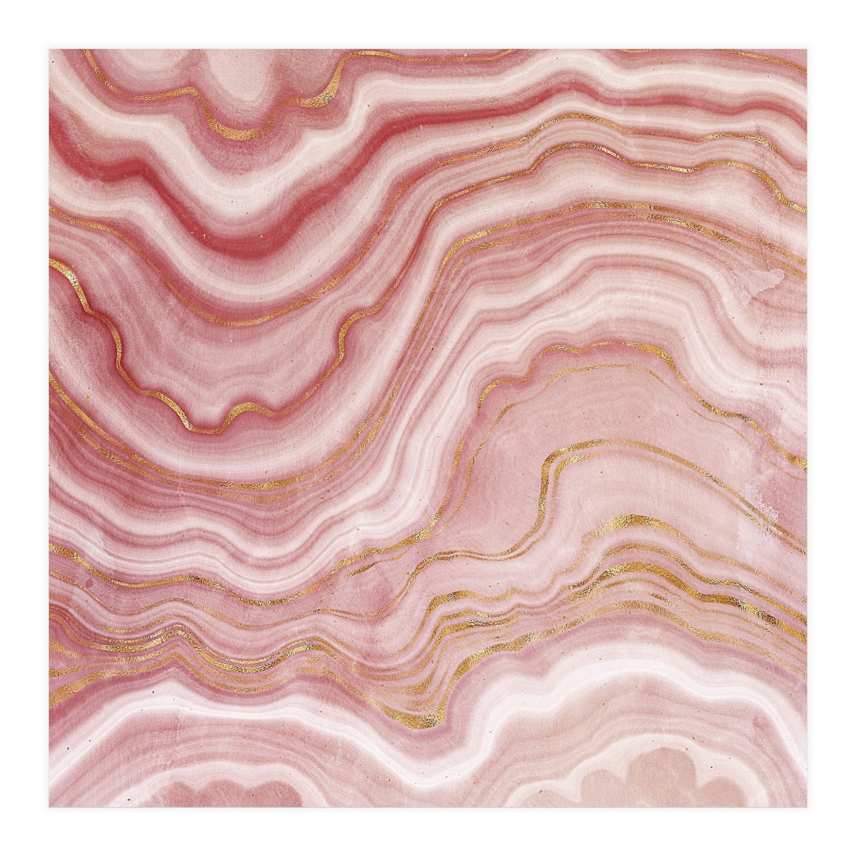 Pink Agate Texture 09  (Print Only)