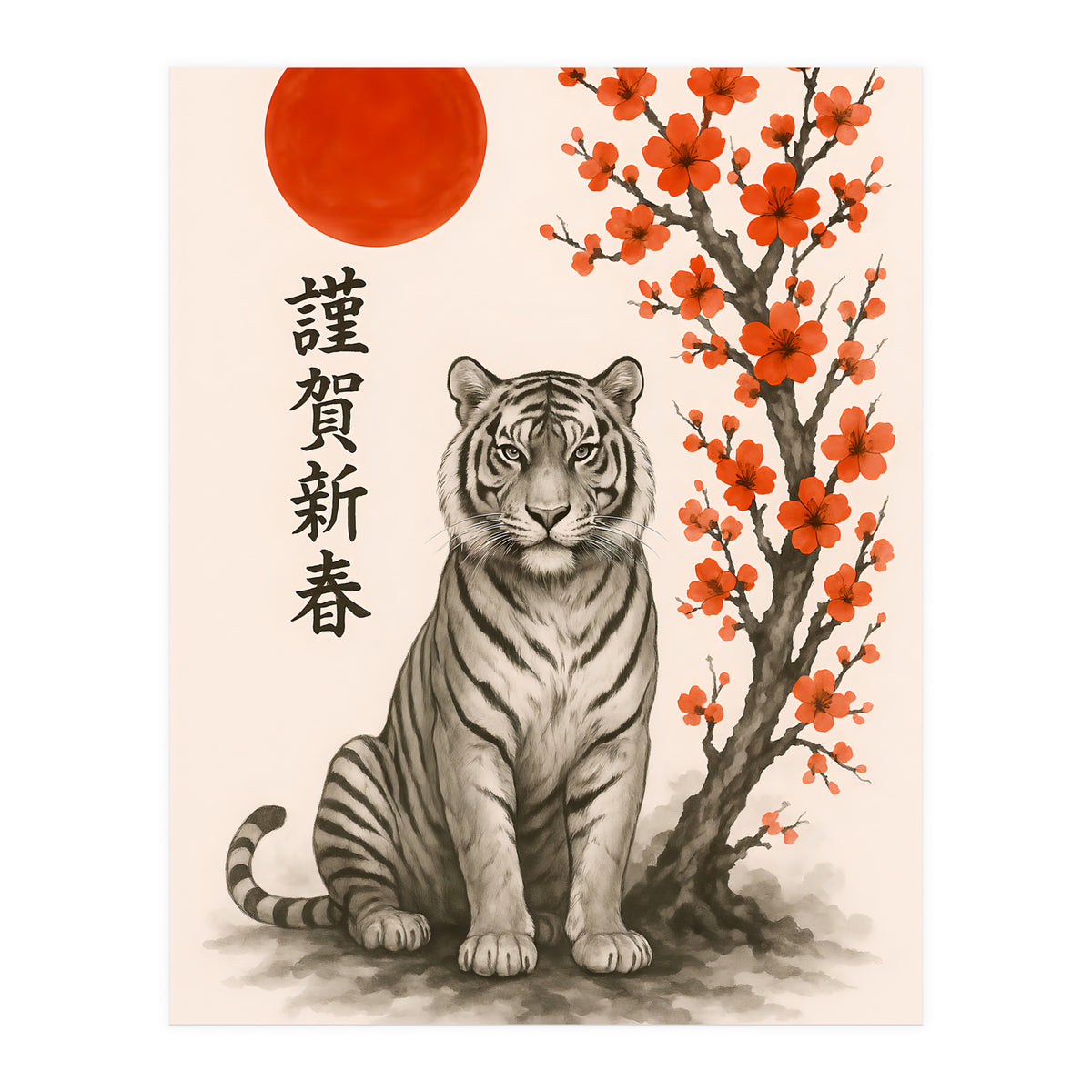 Tiger Japanese (Print Only)