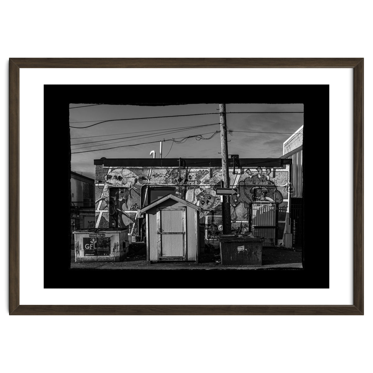 Cooke St Graffiti No 3 with Border