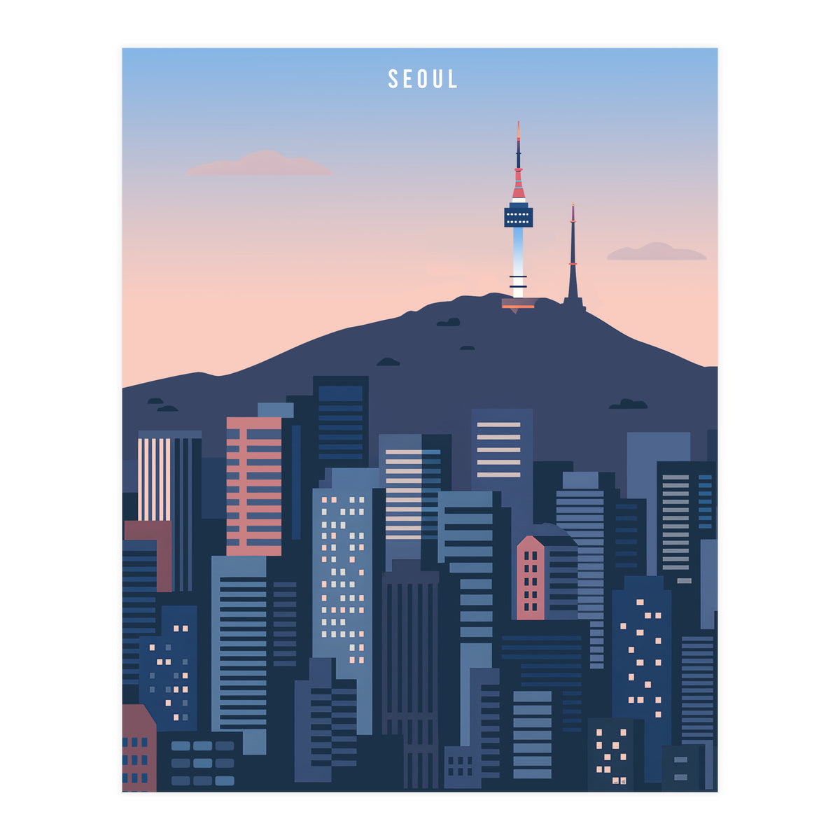 Seoul South Korea  (Print Only)