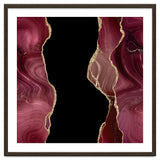 Burgundy & Gold Glitter Agate Texture 02 thumbnail