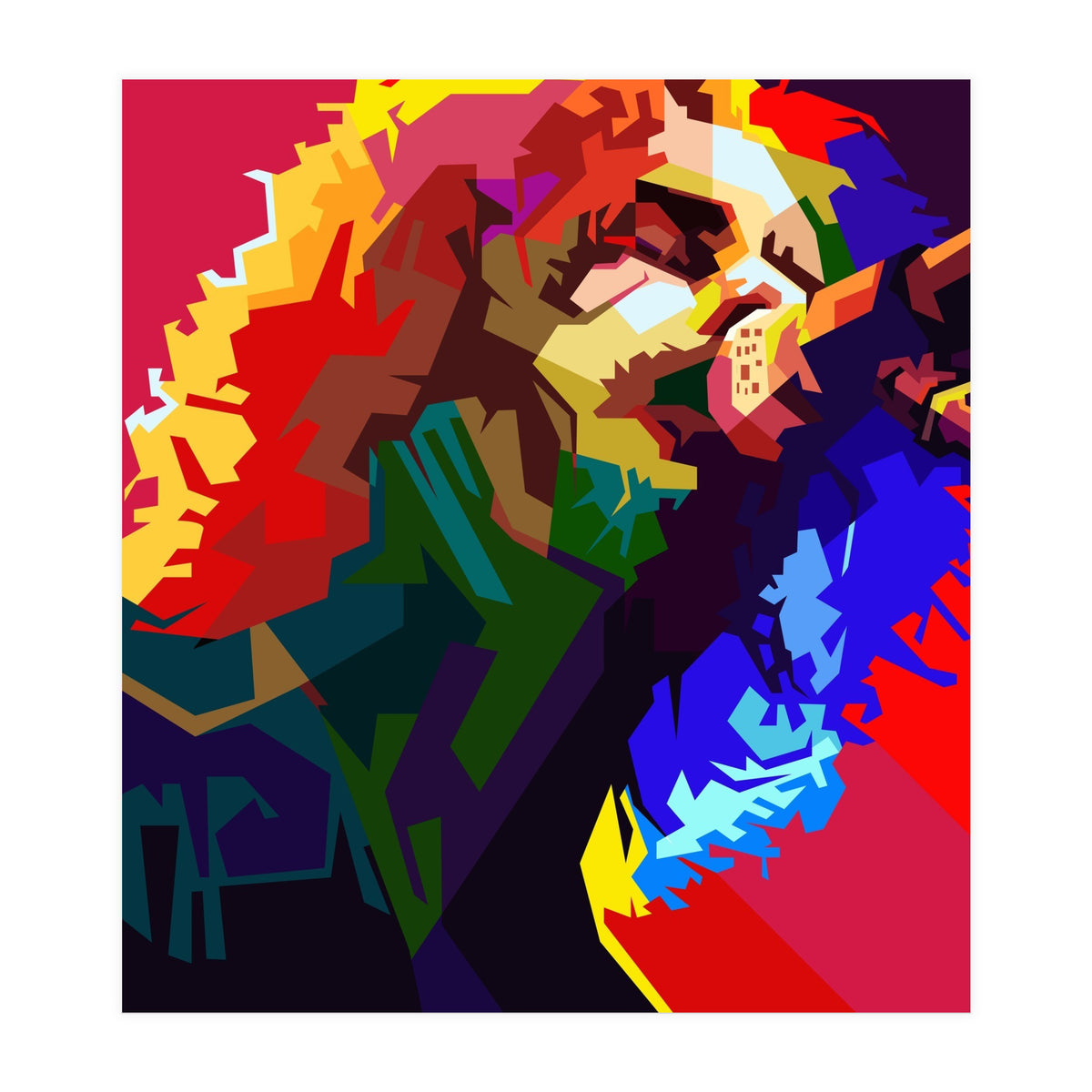 Richie Kotzen American Guitarist Singer Pop Art WPAP (Print Only)