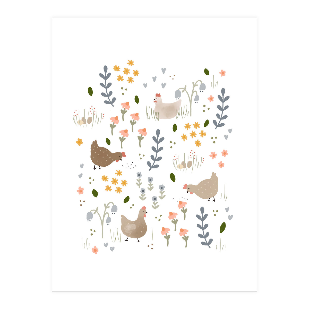 Chickens (Print Only)