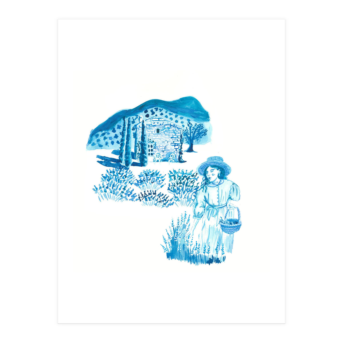 Porteuse Lavande (Print Only)