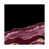 Burgundy & Gold Agate Texture 17 (Print Only) thumbnail