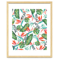 A New Paradise #Bird of paradise painted tropical art & pattern