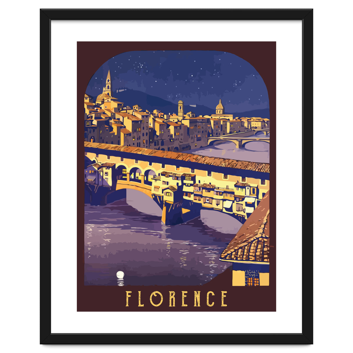 Florence At Night, The Bridge