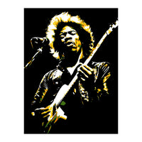 Jimi Hendrix in Pop Art  (Print Only)