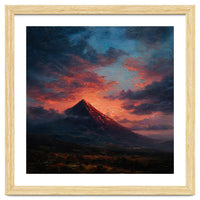 Majestic Mountain Peak at Sunset
