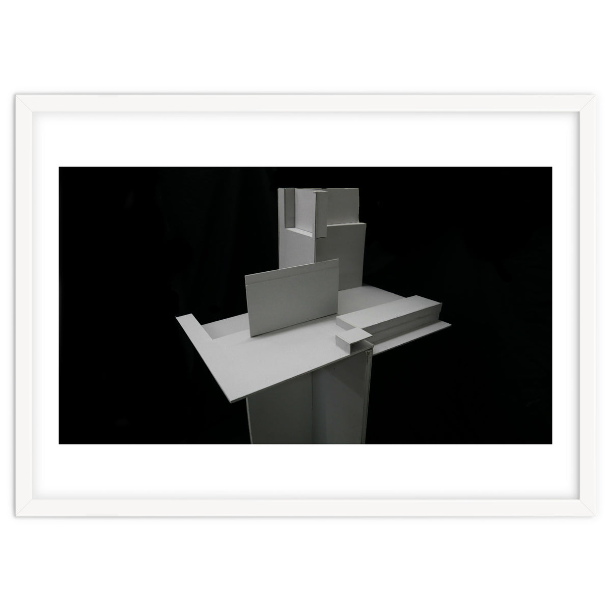 Architectural Model Grey Cardboard