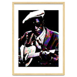 Lightnin' Hopkins American Country Blues Musician legend Colorful Art thumbnail