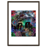 Stone Henge Vibrant Psychedelic Colors thumbnail