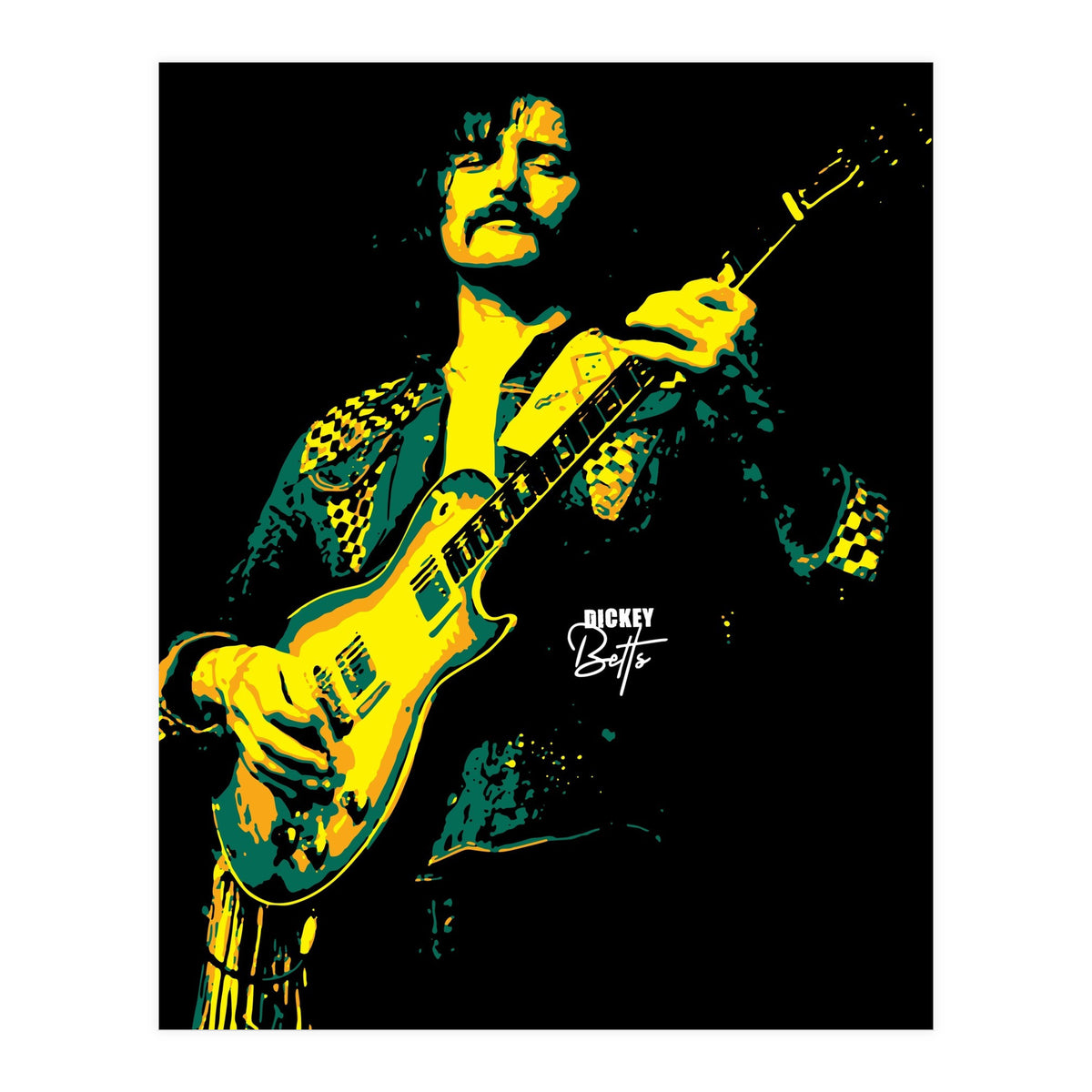 Dickey Betts American Rock Guitarist Legend 2 (Print Only)