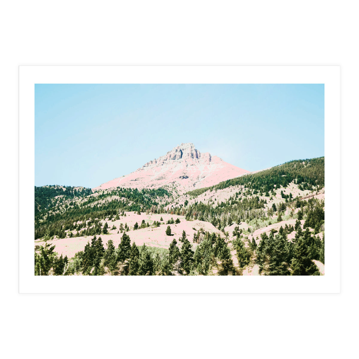 Happy Mountain #society6 #decor #buyart (Print Only)