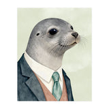 Seal Animal In A Suit  (Print Only) thumbnail