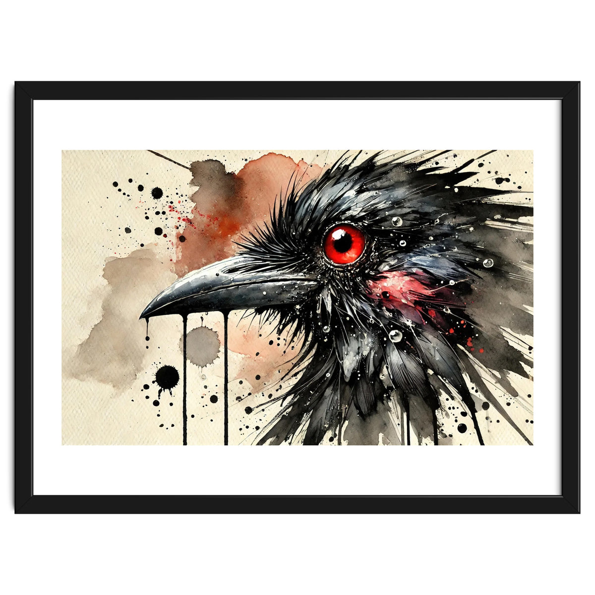 Dramatic Raven Portrait