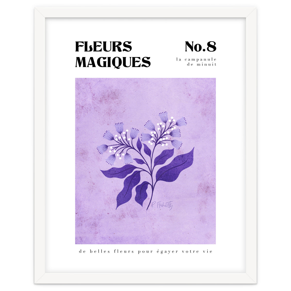 Magical Flowers No.8 Midnight Bellflowers