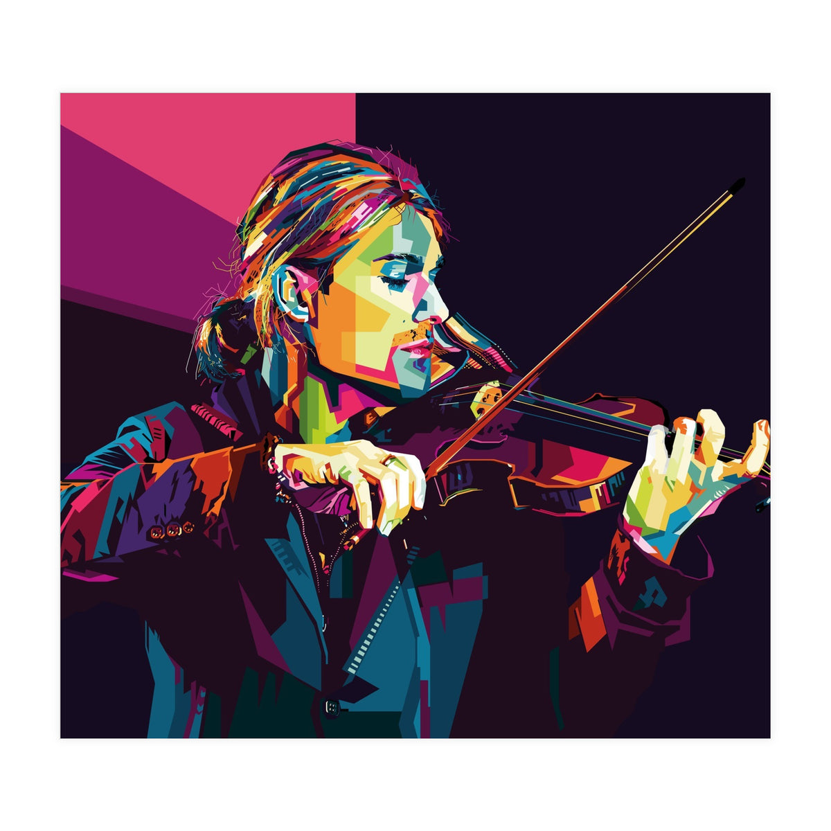 David Garrett Style WPAP (Print Only)