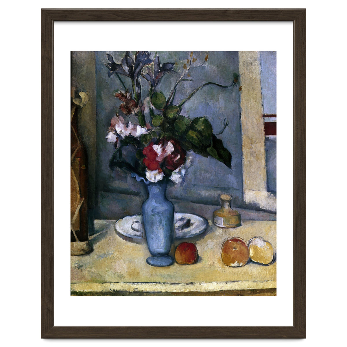 The Blue Vase - 1885/87 - 62x51 cm - oil on canvas - French Post-Impressionism.