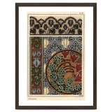 Cyclamen persicum motif in patterns for lace, wallpaper and fabric. thumbnail
