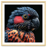 Close Up Portrait Of A Colorful Exotic Parrot thumbnail